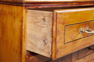 Lot 374 - Continental Inlaid Walnut and Fruitwood Commode