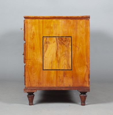 Lot 374 - Continental Inlaid Walnut and Fruitwood Commode