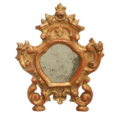 Lot 652 - Pair of Italian Baroque Giltwood Mirrors