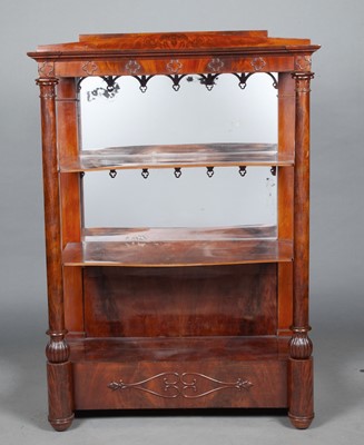 Lot 668 - Continental Empire Mahogany Etagere