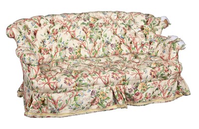 Lot 376 - Button Tufted Upholstered Love Seat