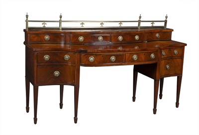 Lot 112 - George III Inlaid Mahogany Sideboard