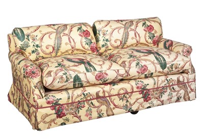 Lot 341 - Upholstered Loose Cushion Sofa