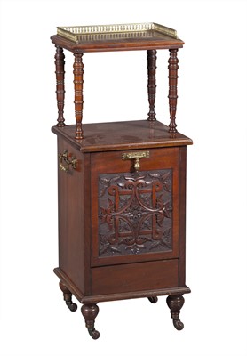 Lot 342 - Victorian Mahogany Coal Cabinet