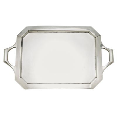 Lot 203 - Austrian Silver Two-Handled Tray