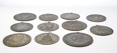 Lot 628 - Group of Eleven Italian Iron Plates