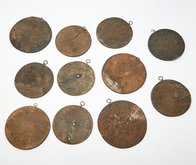 Lot 628 - Group of Eleven Italian Iron Plates