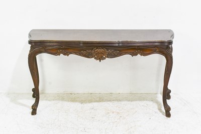 Lot 370 - Mahogany Fold-Over Console