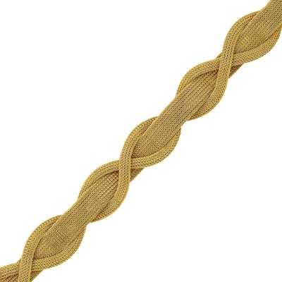 Lot 2096 - Braided Gold Mesh Bracelet