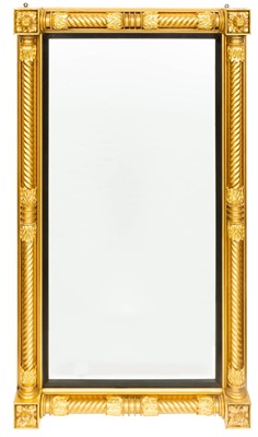 Lot 413 - Louis XVI Style Giltwood Mirror