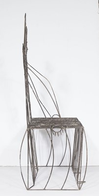 Lot 566 - John Risley Welded Steel Rod "Monsieur/Madame" Bench