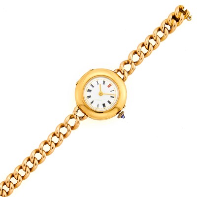 Lot 1153 - Gold Wristwatch