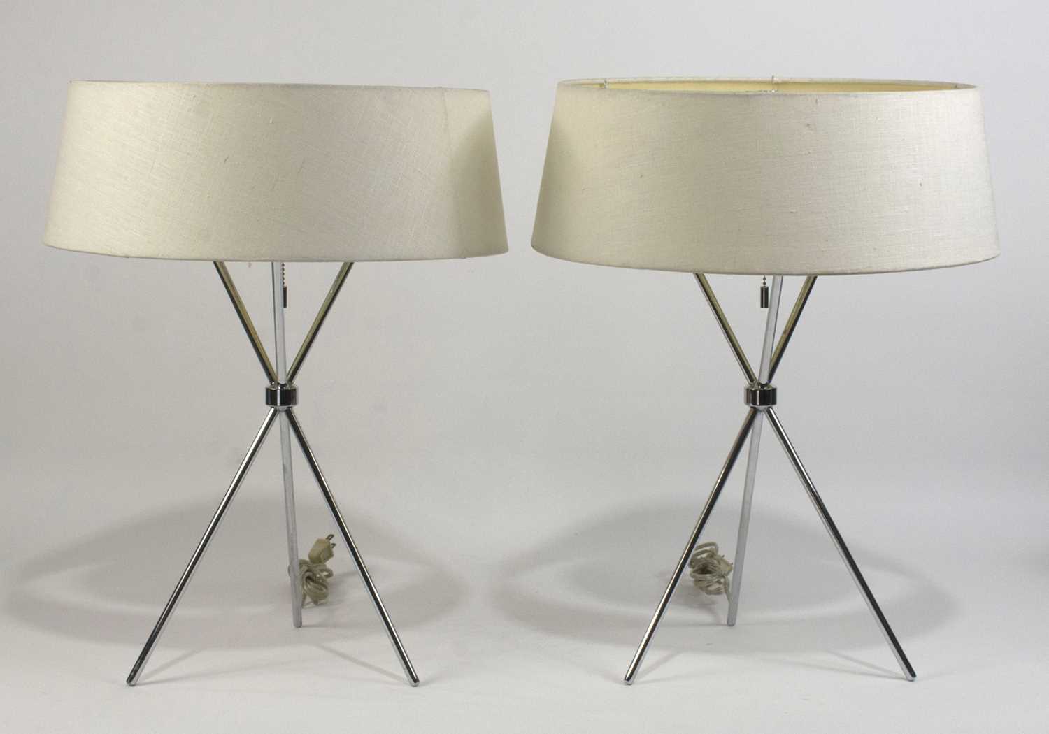 Lot 565 - Pair of T.H. Robsjohn-Gibbings "Model 170" Table Lamps