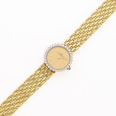 Lot 2234 - Baume & Mercier Lady's Gold and Diamond Wristwatch