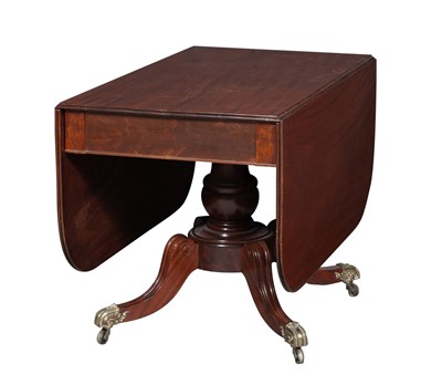 Lot 678 - Classical Mahogany Dropleaf Table