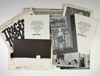 Lot 182 - A collection of Edward Gorey books and ephemera, most signed to Michael Feingold
