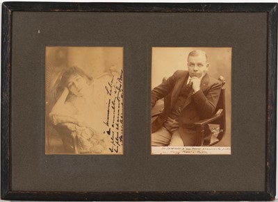 Lot 5169 - Includes a large format signed Sarah Bernhardt photograph