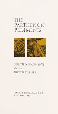 Lot 346 - Judith Turner's The Parthenon Pediments, 1993