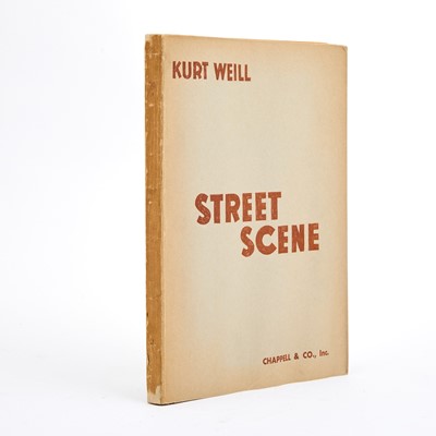 Lot 5251 - Street Scene inscribed by Kurt Weill