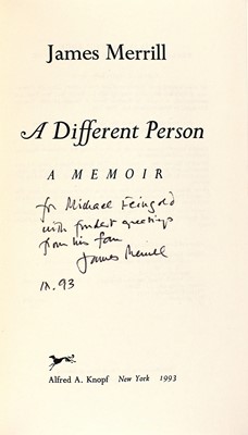 Lot 193 - Six inscribed volumes by James Merrill