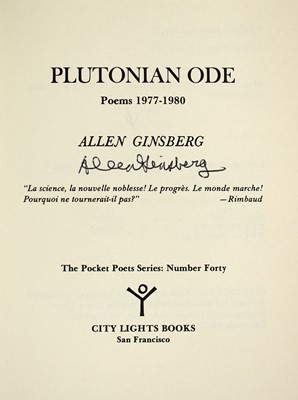 Lot 181 - A group of Ginsberg, one signed