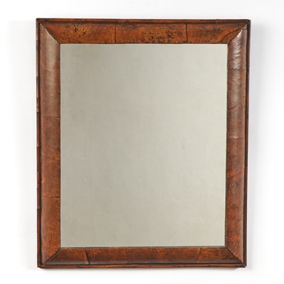 Lot 1060 - American Burlwood Mirror