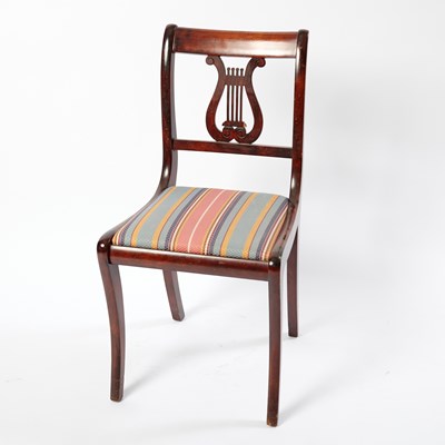 Lot 1136 - Classical Style Mahogany Side Chair