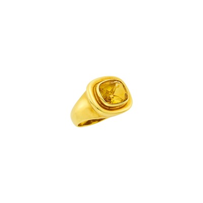 Lot 91 - Tiffany & Co., Paloma Picasso Gold and Citrine Ring