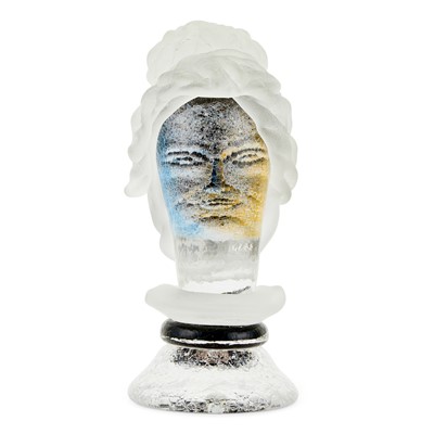 Lot 623 - Ken Carder Glass Head of a Woman