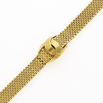 Lot 2267 - Gubelin Lady's Gold Bracelet-Watch