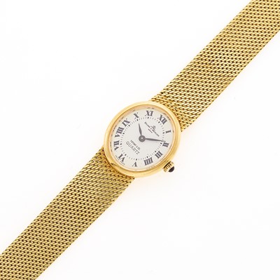 Lot 2261 - Baume & Mercier Gold Mesh Wristwatch, Retailed by Tiffany & Co.