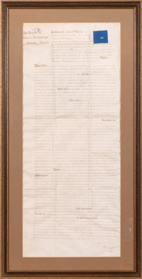 Lot 625 - An attractive Georgian indenture for land in Princes Risborough, Buckinghamshire
