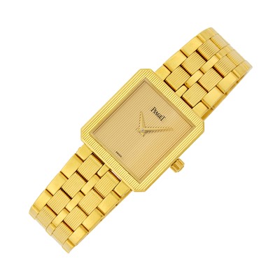 Lot 1171 - Piaget Gold 'Protocole' Wristwatch, Ref. M601D