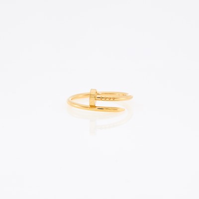 Lot 1019 - Cartier Gold 'Juste un Clou' Ring