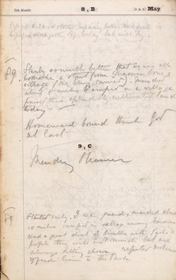 Lot 190 - Robert Henry Nelson's autograph diary written daily during Stanley's Emin Pasha Relief Expedition