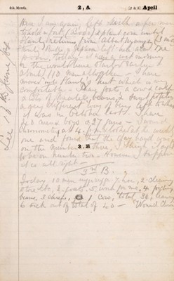 Lot 190 - Robert Henry Nelson's autograph diary written daily during Stanley's Emin Pasha Relief Expedition