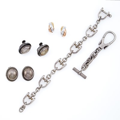 Lot 2288 - Group of Silver Jewelry and Accessories