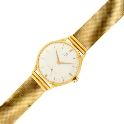 Lot 1196 - Omega Gentleman's Gold Wristwatch