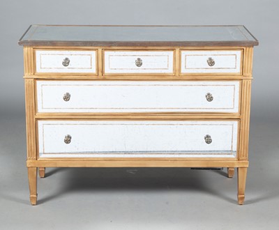 Lot 258 - Mirrored Chest of Drawers