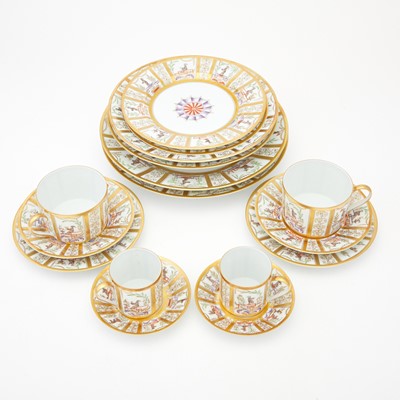 Lot 332 - Le Tallec for Tiffany & Co.  Porcelain "Carousel Chinois" Pattern Dinner Service