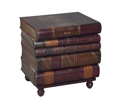 Lot 319 - Faux Book Form Chest of Five Drawers