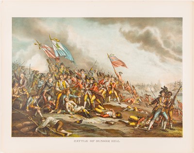 Lot 2 - A group of chromolithographed battle scenes of the Civil War