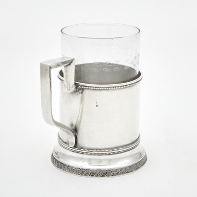 Lot 628 - Russian Silver Tea Glass Holder