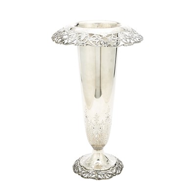 Lot 97 - Gorham Sterling Silver Trumpet Vase