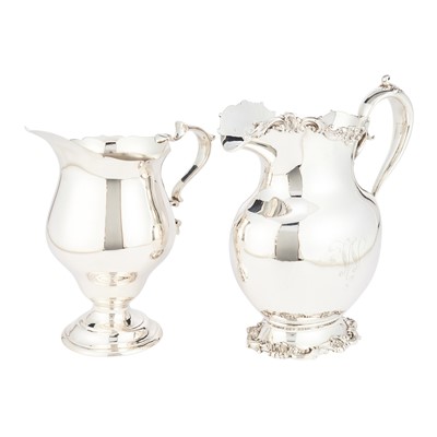 Lot 150 - Two American Sterling Silver Water Pitchers