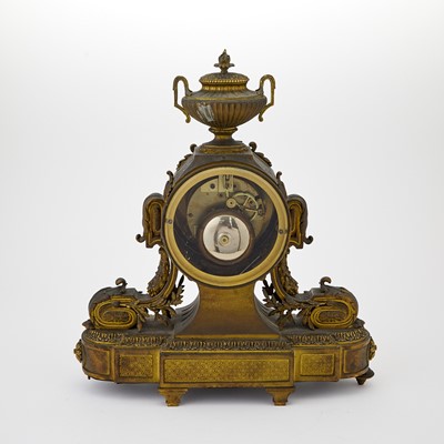 Lot 344 - Louis XVI Style Gilt-Bronze Mantel Clock
