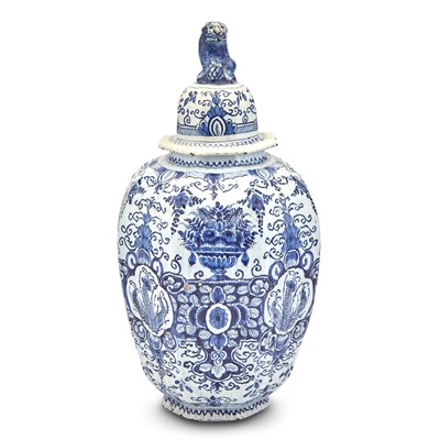 Lot 284 - Dutch Delft Blue and White Jar