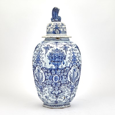 Lot 284 - Dutch Delft Blue and White Jar
