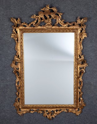 Lot 414 - George III Style Giltwood Mirror