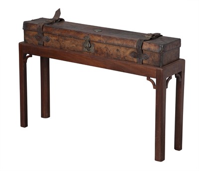 Lot 104 - Leather Gun Case on Stand